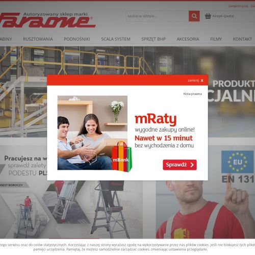 Gdańsk - rusztowanie faraone ak400