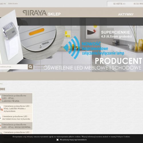 Oświetlenie led meblowe