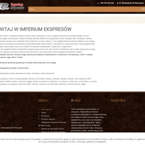 Ekspres kolbowy do gastronomii - Warszawa