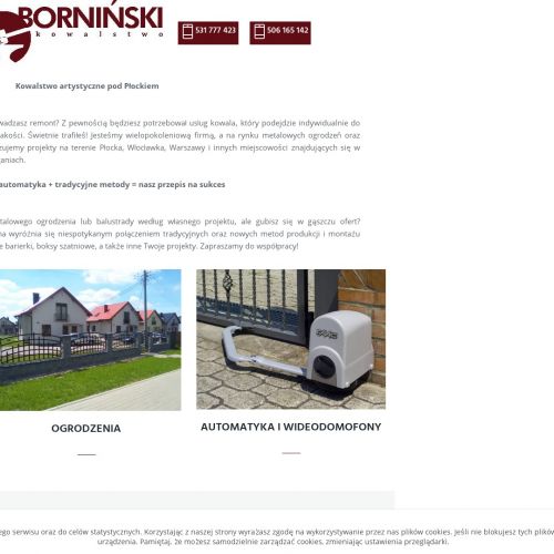 Balustrady zewnętrzne stalowe w Warszawie