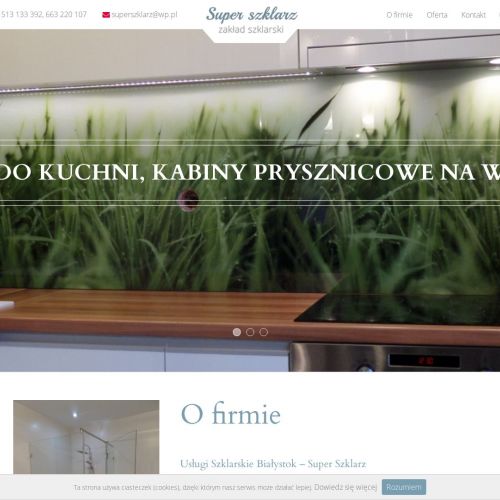 Usługi szklarskie w Białymstoku