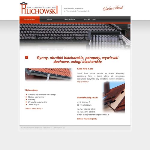 Parapety zewnętrzne Warszawa