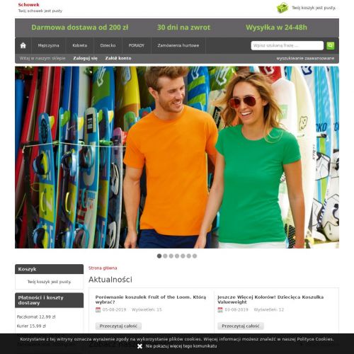 Damska koszulka fruit of the loom