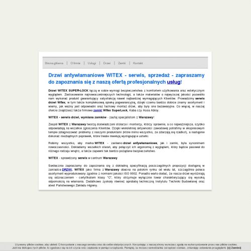 Warszawa - witex wymiana zamków