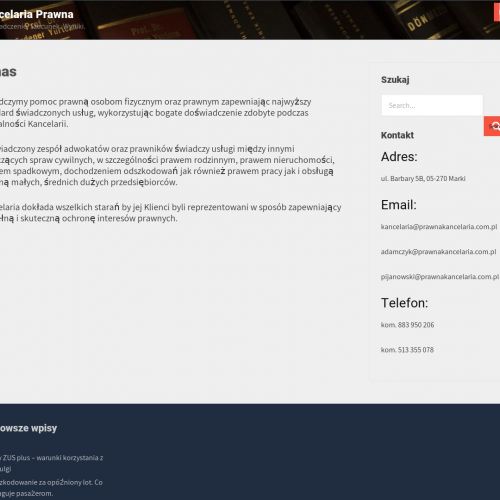 Adwokat prawo karne warszawa praga południe w Ząbkach