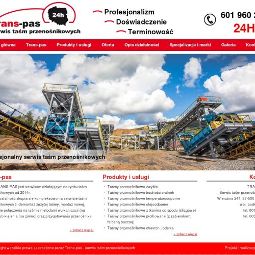 Serwis taśm przenośnikowych