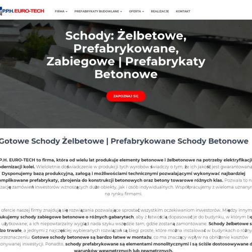 Producent schodów żelbetowych w Poznaniu