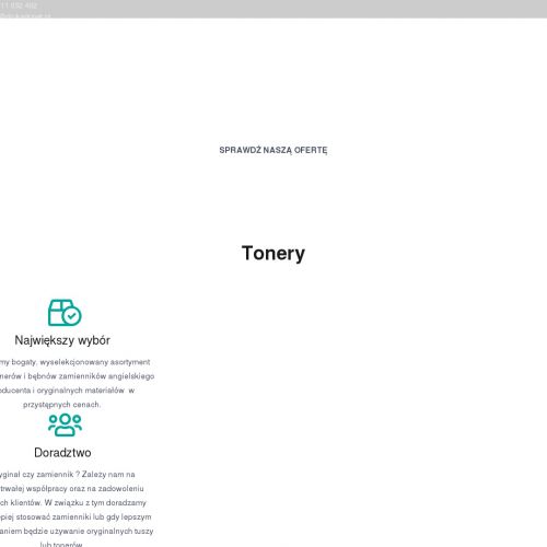 Bielsko Biała - toner do drukarki cena