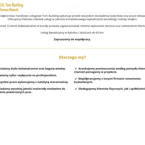 Gliwice - usługi ogólnobudowlane