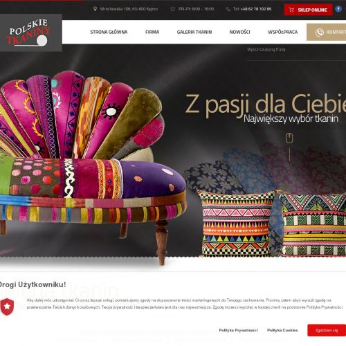 Materiały obiciowe tapicerskie w Kępnie