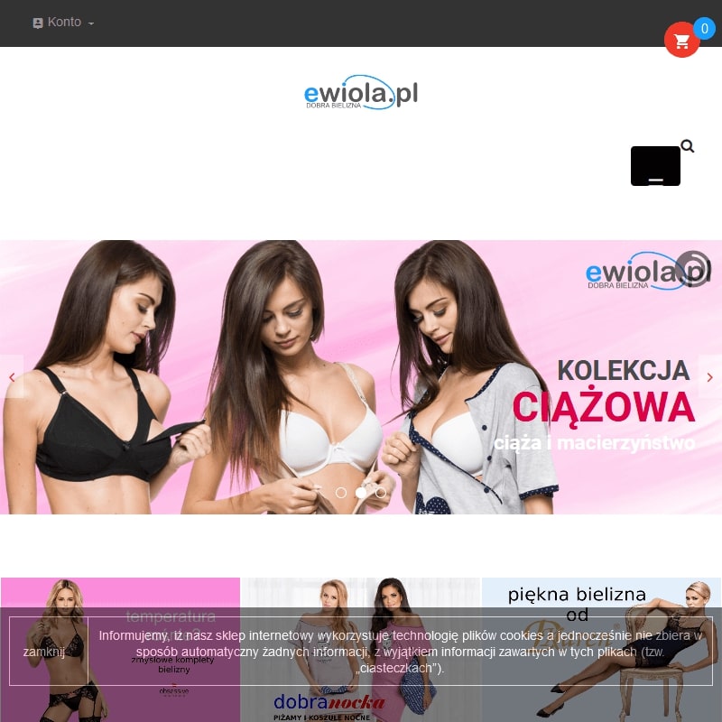 Koszulka nocna plus size - Mikołajki