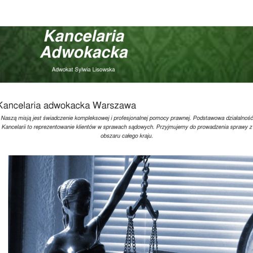 Kancelaria adwokacka warszawa prawo karne