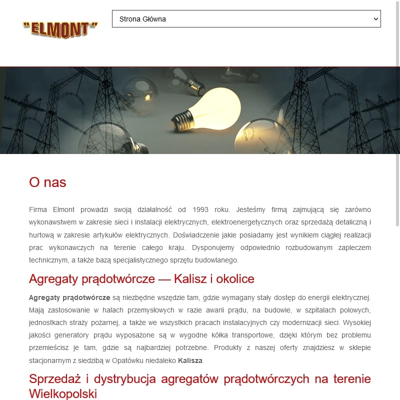 Agregaty prądotwórcze Sieradz