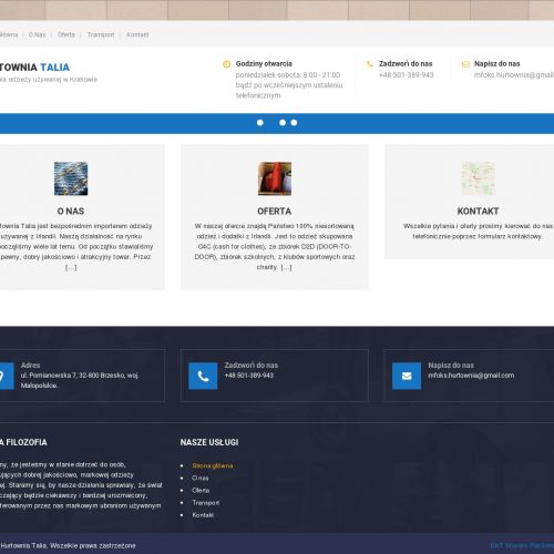 Hurtownia odzieży używanej męskiej - Brzesko