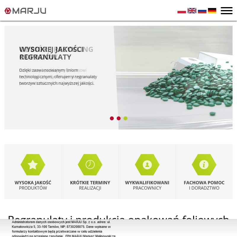 Produkcja regranulatu z tworzyw sztucznych