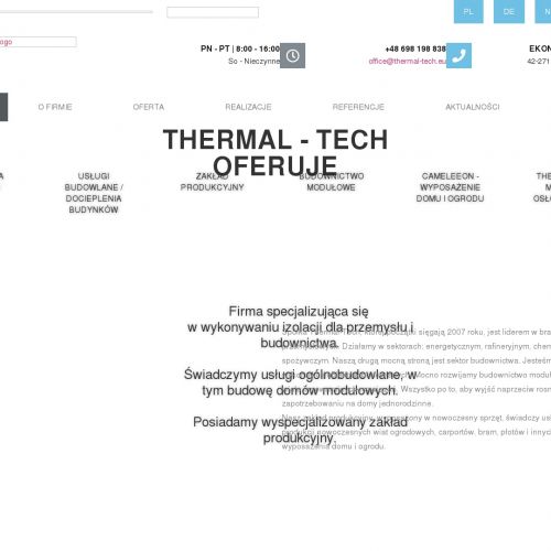 Izolacja ciepłochronna