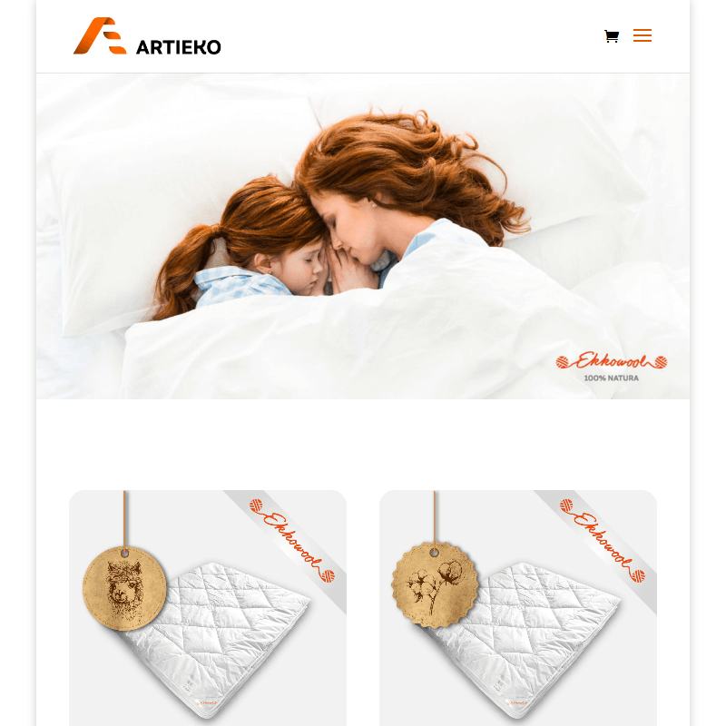 Kołdra z owczej wełny