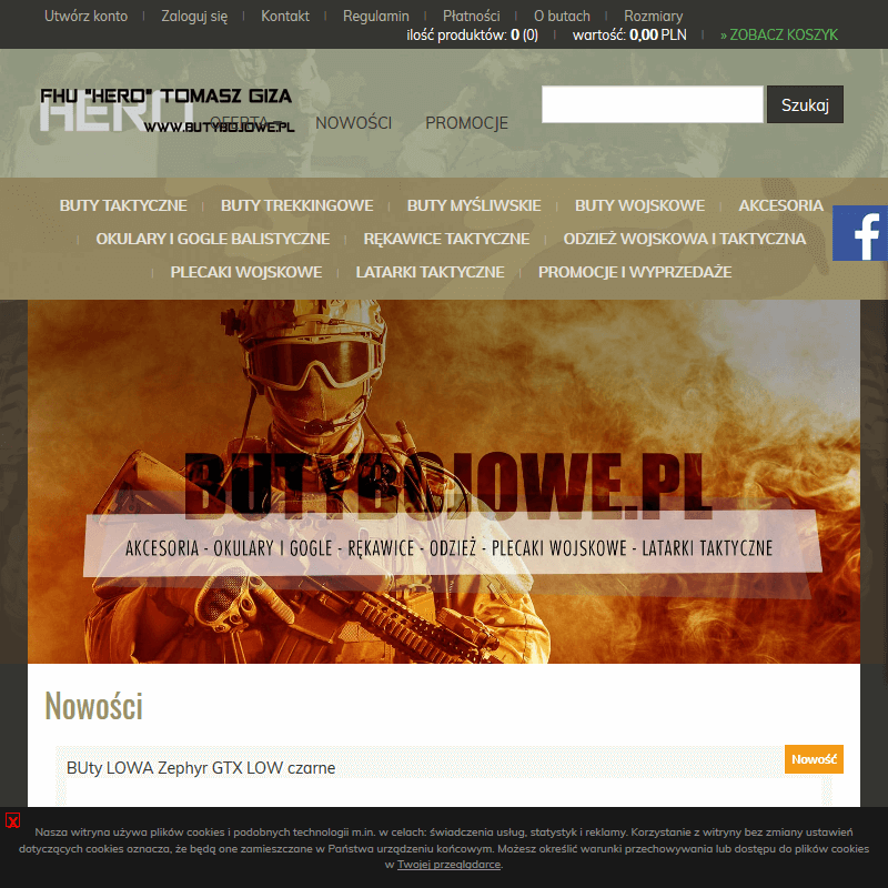 Ubrania strażackie - Lubawa