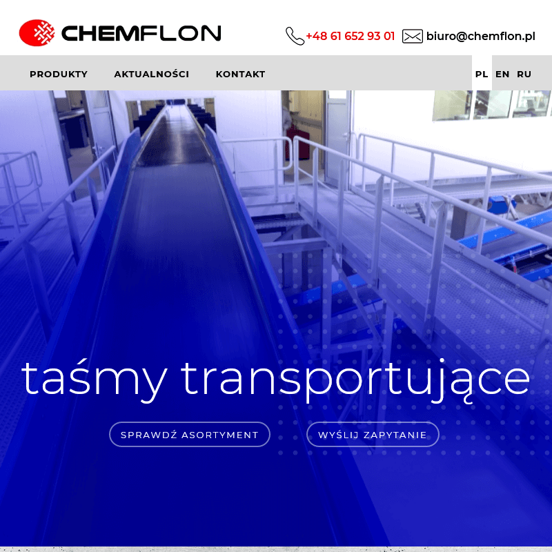 Taśmy transportujące Poznań