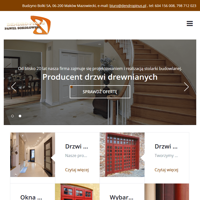 Producent drzwi mazowieckie w Warszawie