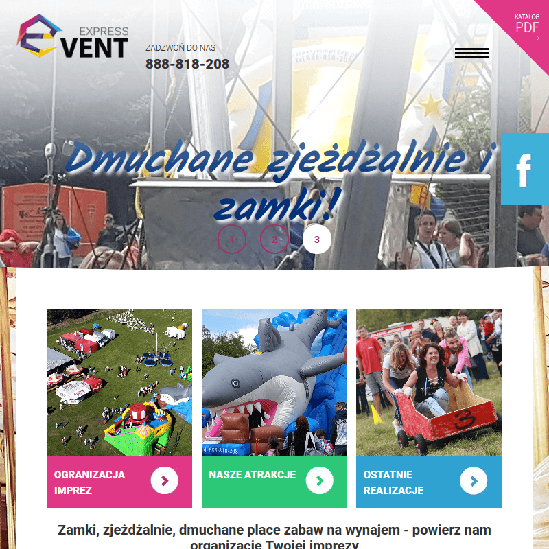 Zamek dmuchany wynajem Poznań