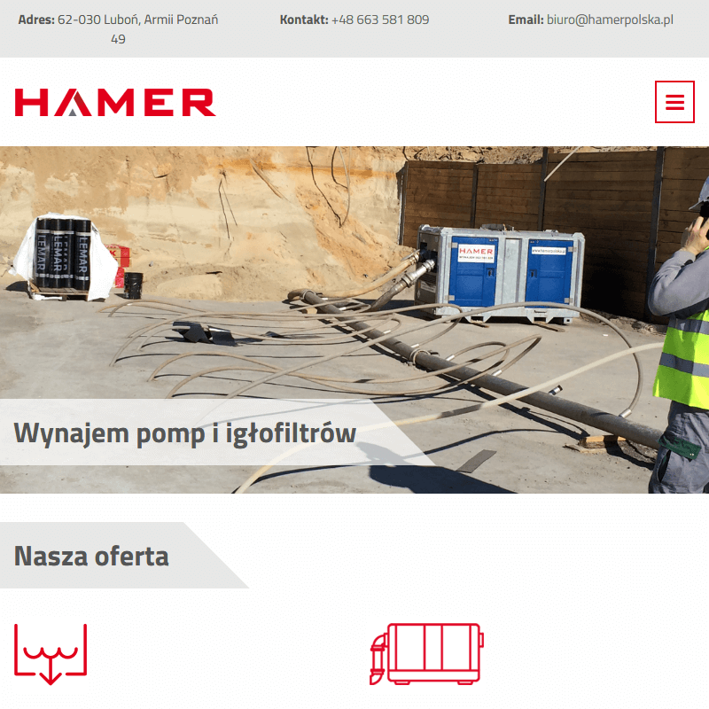 Poznań - odwadnianie igłofiltrami