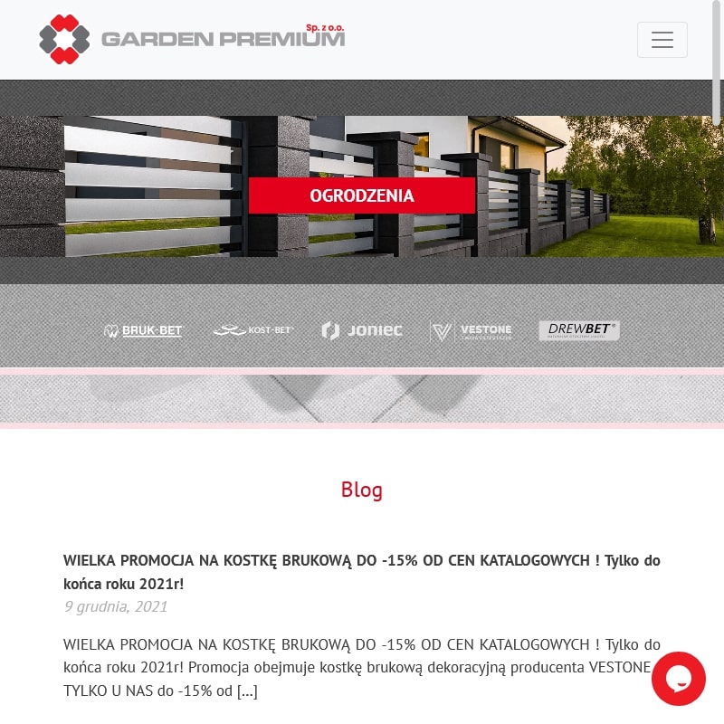 Płoty betonowe - Słupca