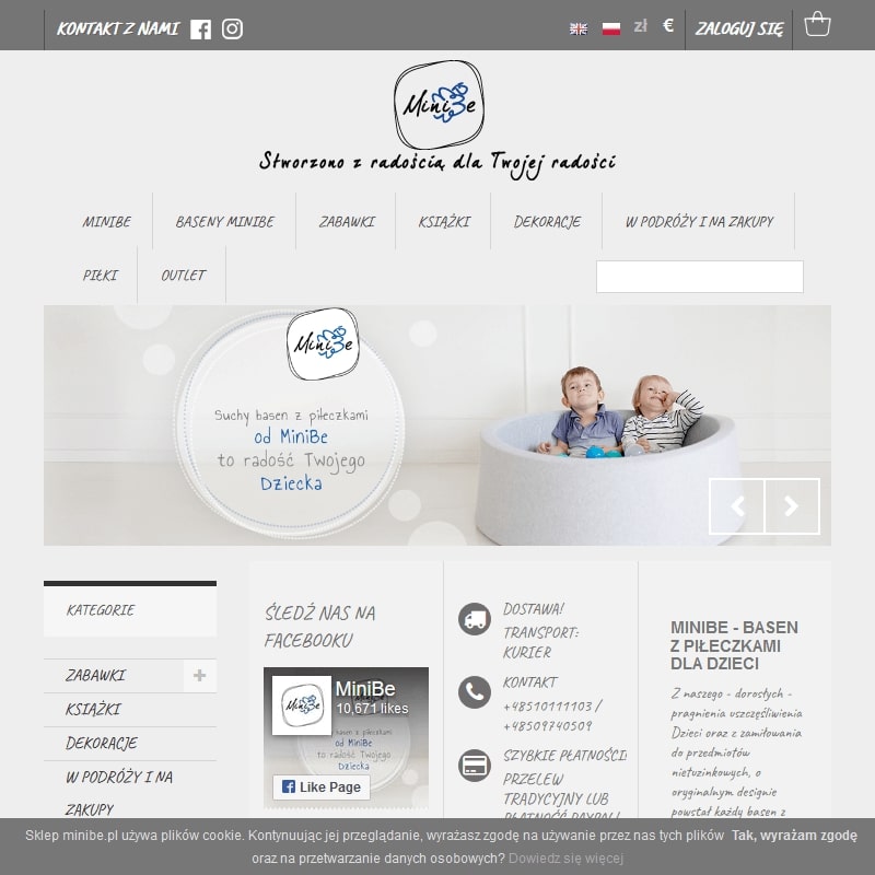 Miękki basen z kulkami