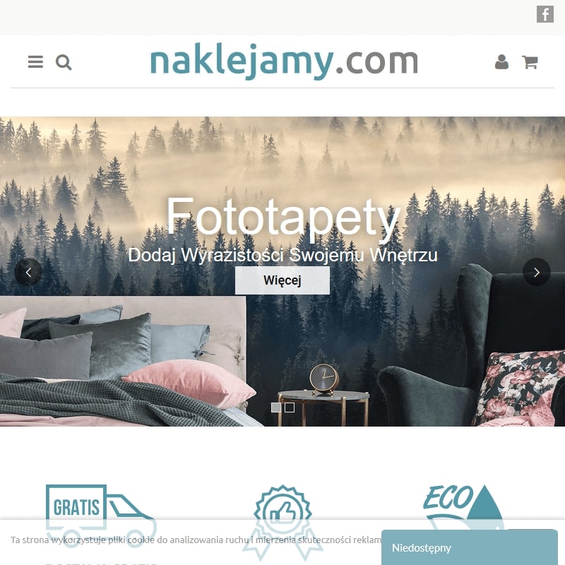 Fototapeta las we mgle sypialnia