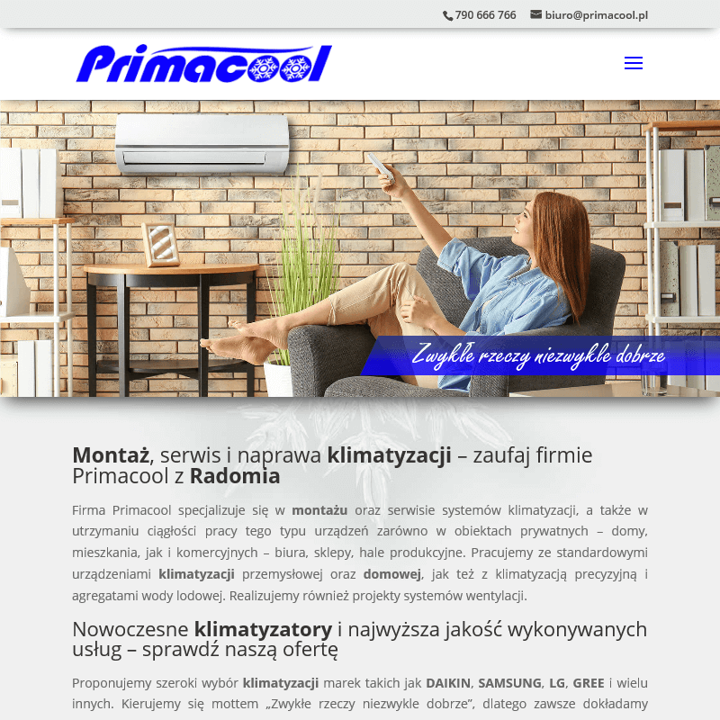 Klimatyzacja ogrzewanie nadmuchowe w Warce