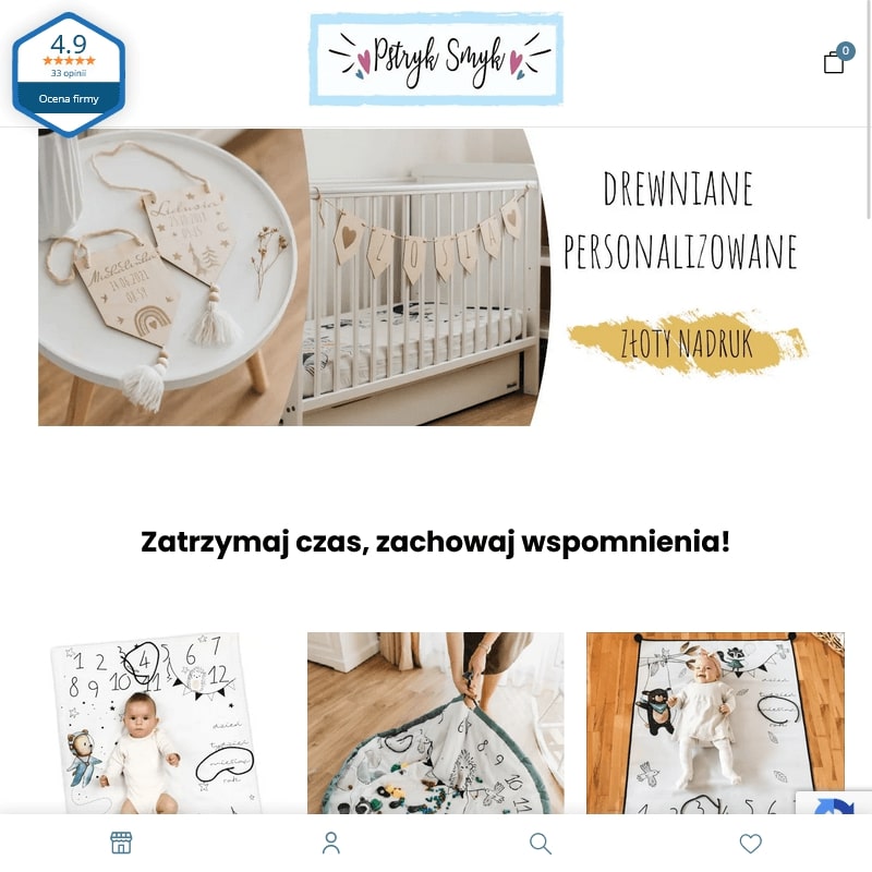 Drewniana metryczka dla dziecka