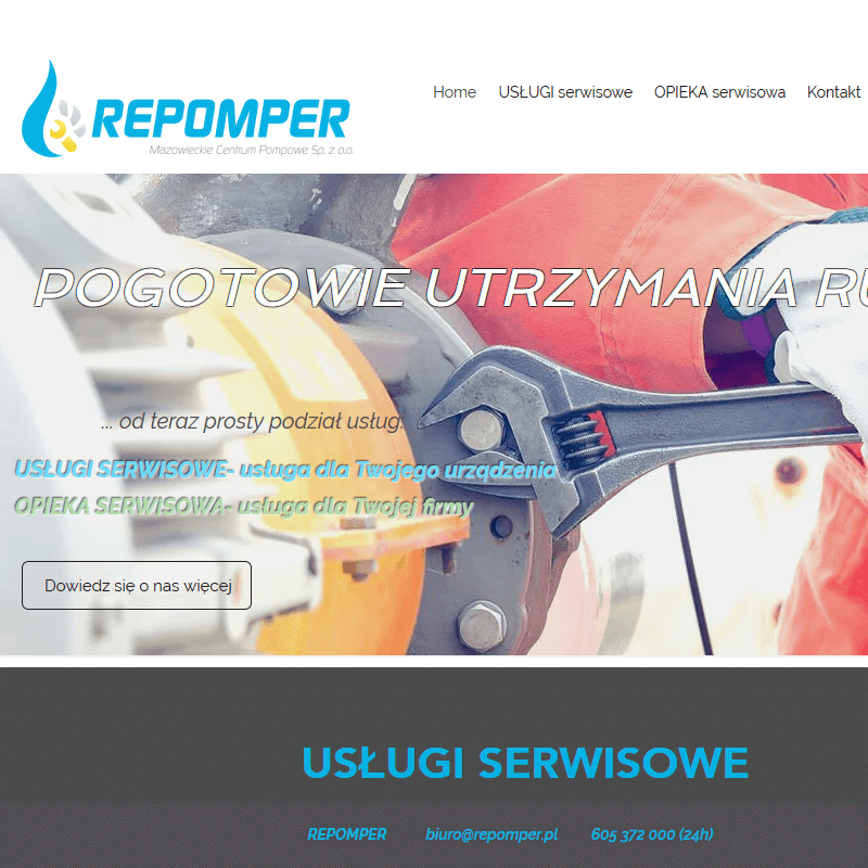 Remonty pomp - Warszawa