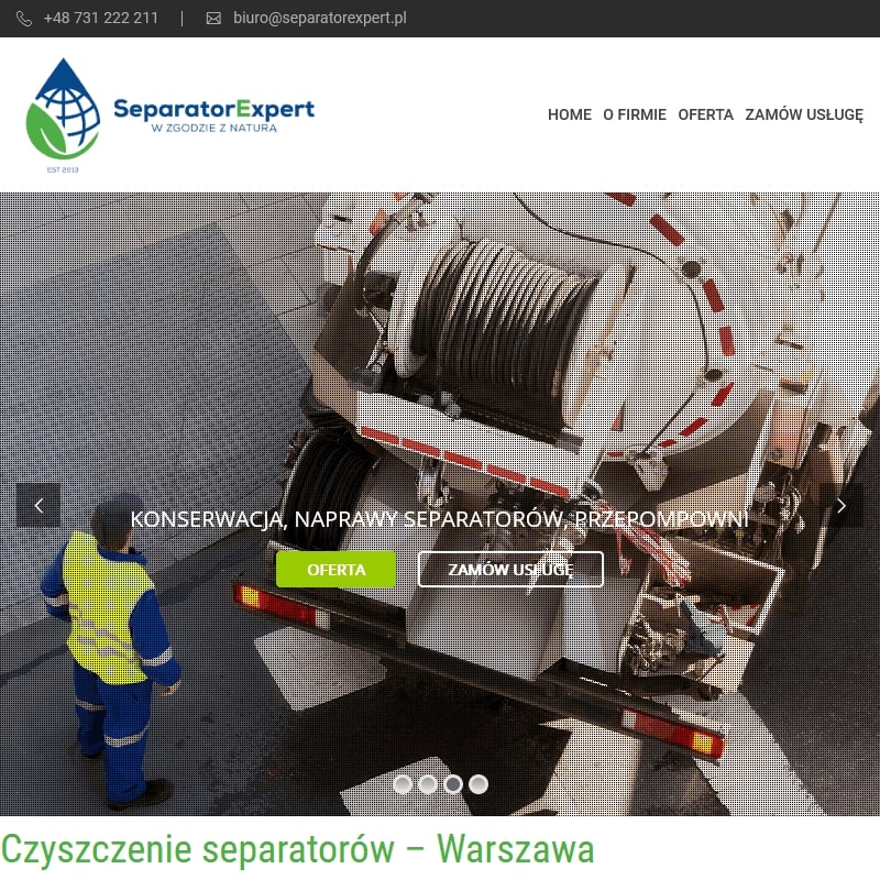 Czyszczenie separatorów nowy dwór mazowiecki