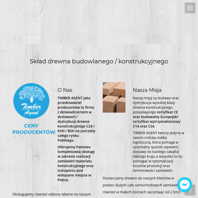 Skandynawskie drewno budowlane